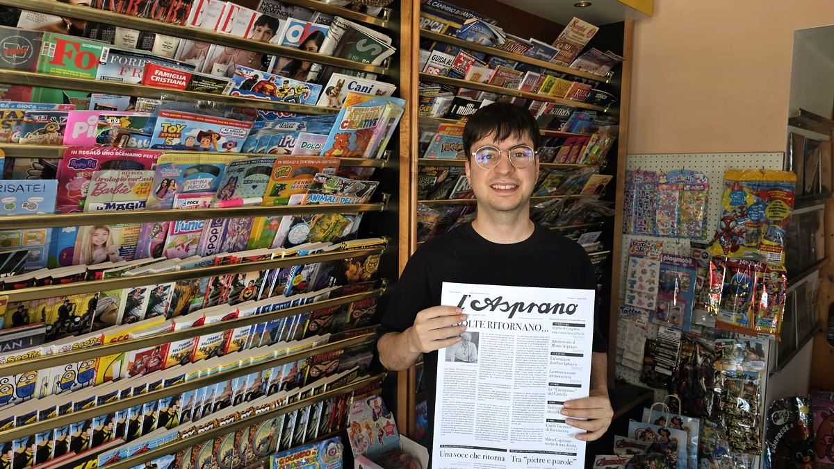 Riapre grazie a Roberto Parisi l'edicola di via Casilina a Roccasecca